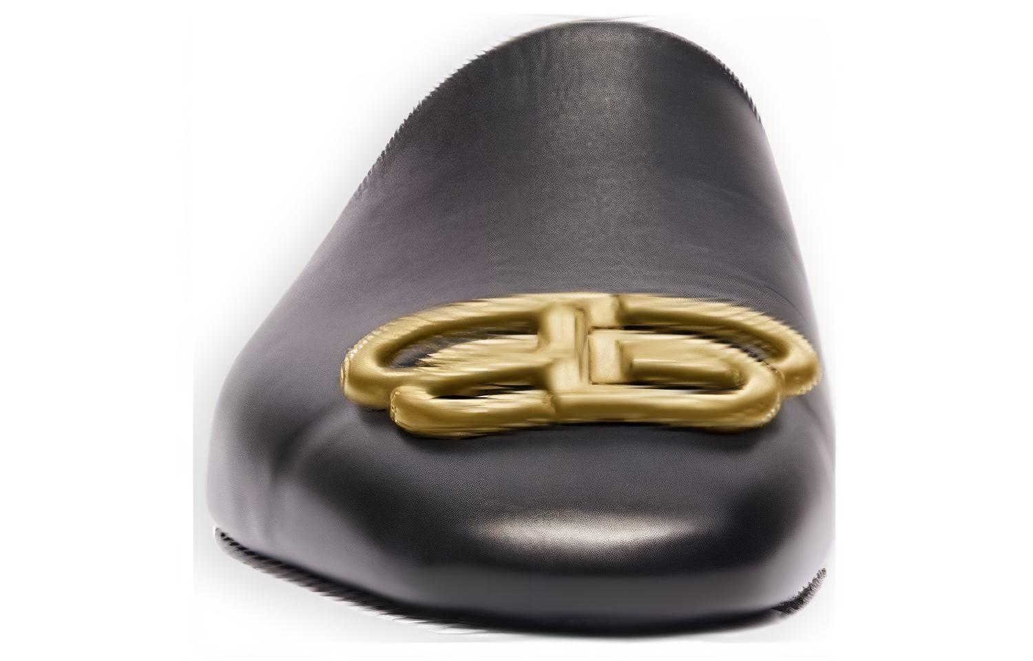 (W) Balenciaga Sandals 'Black and Medal Logo' 圖 2