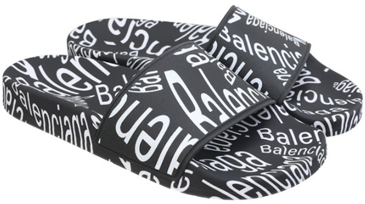 (Women) Balenciaga Sandals Black/White 578941W1SZ01006 Lookbook (Women) Balenciaga Sandals Black/White 578941W1SZ01006