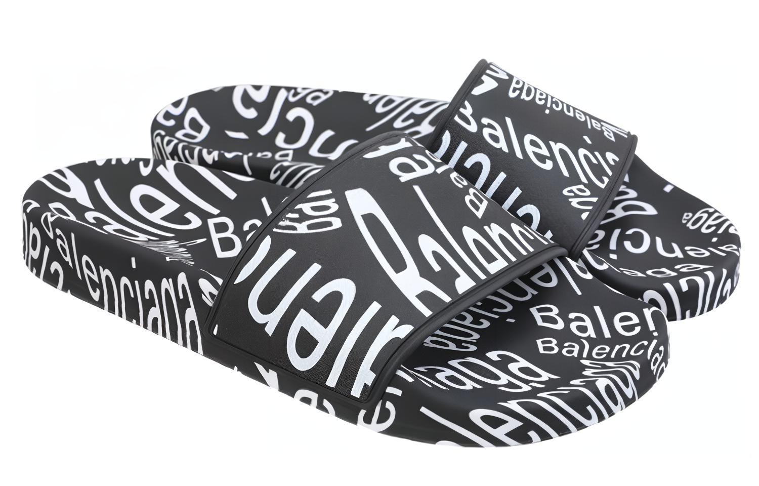 Lookbook (W) Balenciaga Sandalen Schwarz/Weiß 578941W1SZ01006