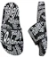 Shop (W) Balenciaga Sandalen Schwarz/Weiß 578941W1SZ01006