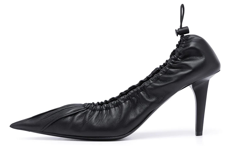 Buy (W) Balenciaga Scrunch Knife Tacchi a Spillo 80mm ''Nero'' 636612WA2M01000