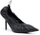 (W) Balenciaga Scrunch Knife 80mm Kasut Tumit Tinggi 'Hitam' 636612WA2M01000