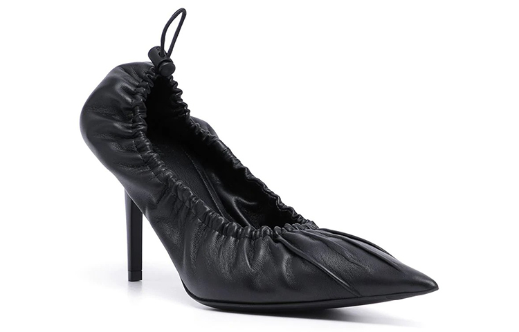 Order (W) Balenciaga Scrunch Knife Tacchi a Spillo 80mm ''Nero'' 636612WA2M01000