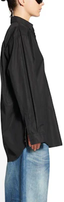 (W) バレンシアガ セブン 七夕 FW22 オーバーサイズ 長袖シャツ ブラック. 706099TYB181000 Sizing (W) バレンシアガ セブン 七夕 FW22 オーバーサイズ 長袖シャツ ブラック. 706099TYB181000