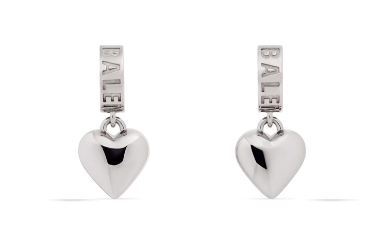 (Women) Balenciaga SHARP HEART 925 Silver Earrings Women - Silver. 766336j83000668 圖 2