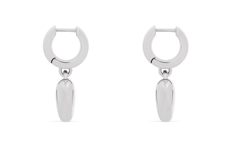(Women) Balenciaga SHARP HEART 925 Silver Earrings Women - Silver. 766336j83000668 圖 4