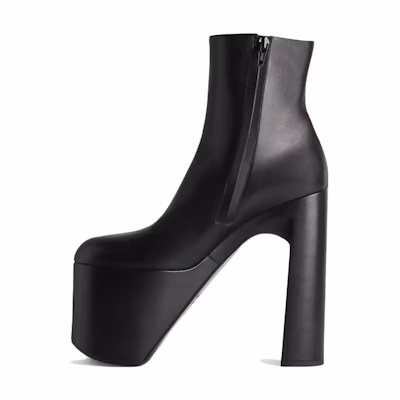 (W) Balenciaga Short Boot '16cm Black CMFT'