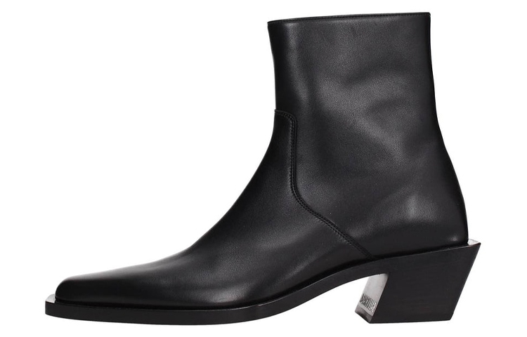 (Women) Balenciaga Short Boot 'Black Fashion Leather' 624427WA72D1090