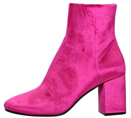 (W) バレンシアガ ピンクベルベット ショートブーツ 477243W05805620 Buy (W) バレンシアガ ピンクベルベット ショートブーツ 477243W05805620