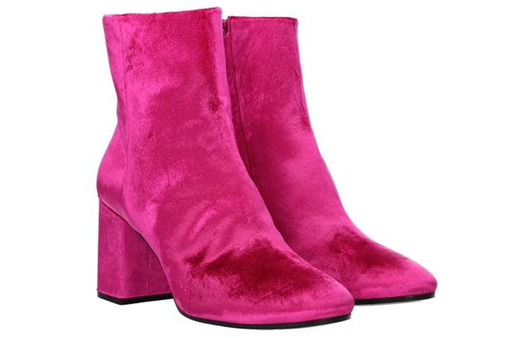 (W) Balenciaga Short Boot 'Pink Velvet' 圖 2