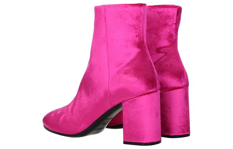 (W) Balenciaga Short Boot 'Pink Velvet' 圖 3