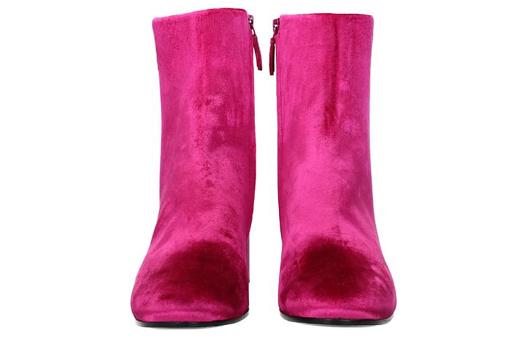 (W) Balenciaga Short Boot 'Pink Velvet' 圖 4