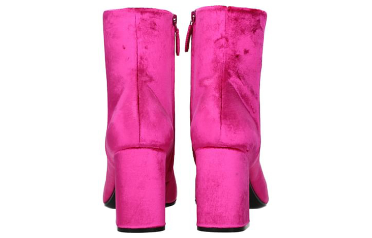 (W) Balenciaga Short Boot 'Pink Velvet' 圖 5