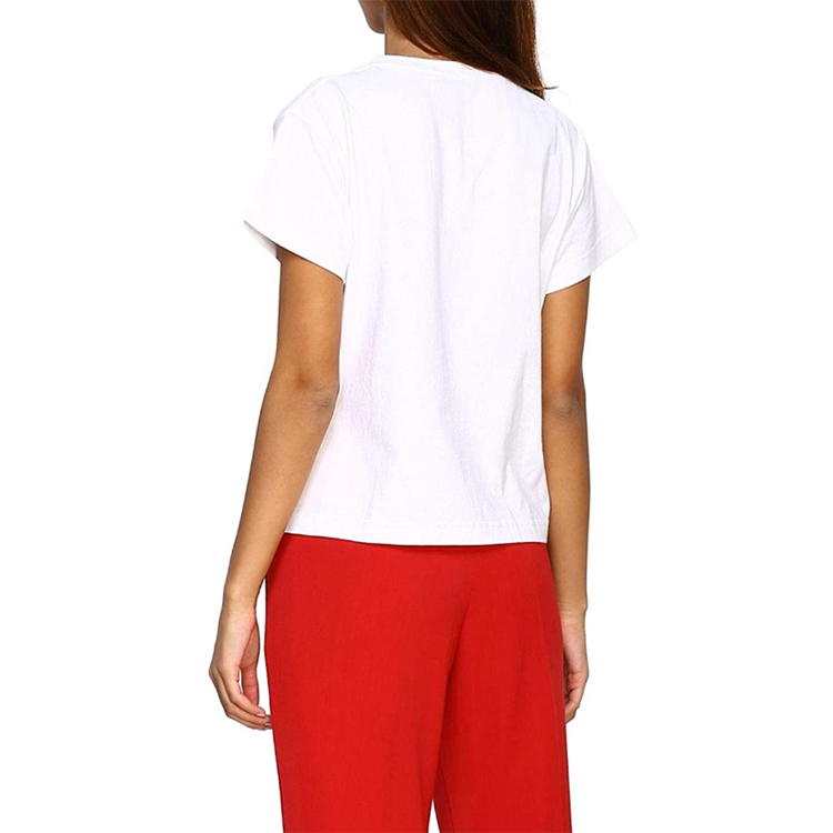 (Women) Balenciaga Signature Logo T-Shirt White 583217TFV639783 圖 5