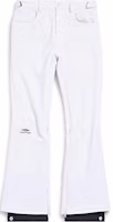 (Women) Balenciaga Skiwear FW24 Mid-Rise Flared Jogger Snow Pants White Regular Fit. 774002TPQ379000 (Women) Balenciaga Skiwear FW24 Mid-Rise Flared Jogger Snow Pants White Regular Fit. 774002TPQ379000