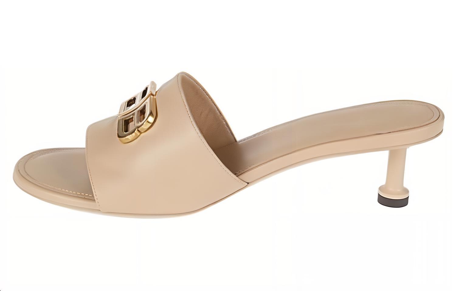 (Women) Balenciaga Slide 'Beige Leather' 722309WBCW19009