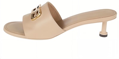 (Women) Balenciaga Slide 'Beige Leather' 722309WBCW19009 (Women) Balenciaga Slide 'Beige Leather' 722309WBCW19009