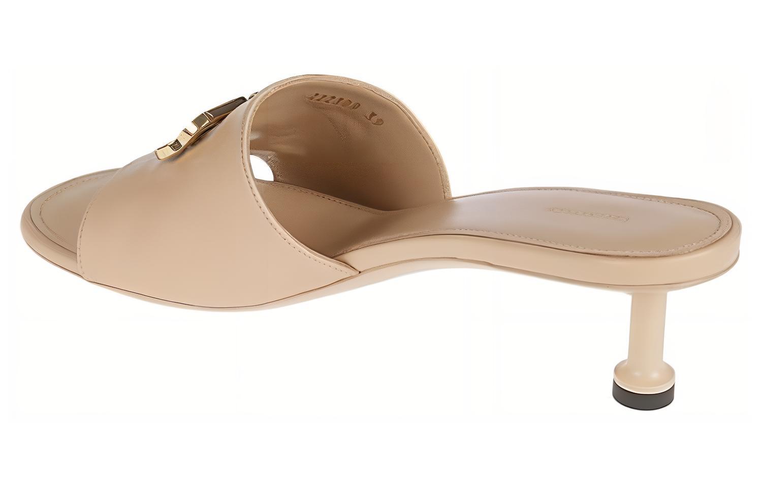 Shop (W) Balenciaga Selipar 'Kulit Beige' 722309WBCW19009