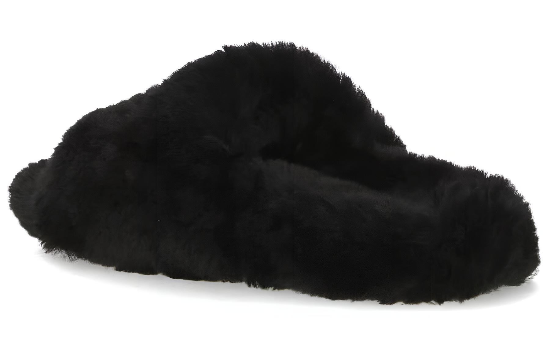 Shop Balenciaga巴黎世家 百搭舒適 一字拖鞋 女款 黑色