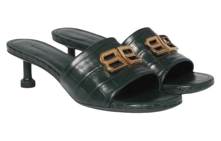 Lookbook (W) Balenciaga Slide 'Kulit Hijau' 722309WBED13080