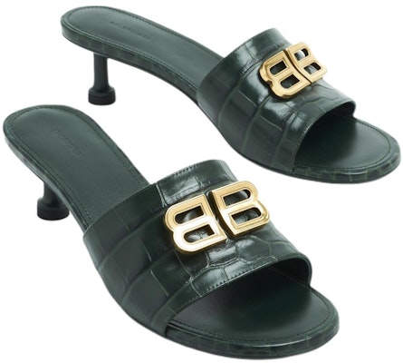 (W) Balenciaga Slide 'Kulit Hijau' 722309WBED13080 Shop (W) Balenciaga Slide 'Kulit Hijau' 722309WBED13080