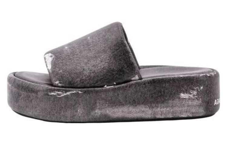 (Women) Balenciaga Slide 'Grey Open-Toe' 656960WBMA11000