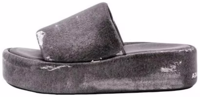 (Women) Balenciaga Slide 'Grey Open-Toe' 656960WBMA11000 (Women) Balenciaga Slide 'Grey Open-Toe' 656960WBMA11000