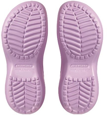 (W) Balenciaga Selipar 'Ungu Muda' 720762W1S8E3033 Details for (W) Balenciaga Selipar 'Ungu Muda' 720762W1S8E3033