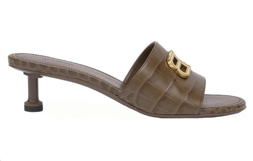 Order (W) Balenciaga Slide ''Einfacher Komfort Braun'' 722309WBED12080