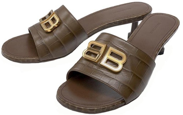 (W) バレンシアガ スライド「シンプル快適ブラウン」 722309WBED12080 Lookbook (W) バレンシアガ スライド「シンプル快適ブラウン」 722309WBED12080