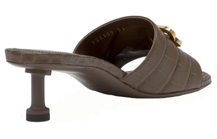 Shop (W) Balenciaga Slide ''Einfacher Komfort Braun'' 722309WBED12080
