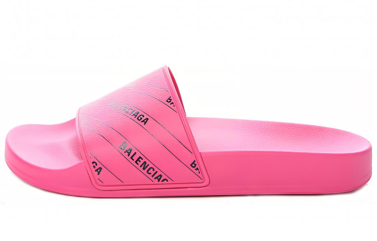 Buy (W) Balenciaga Slides 'Logo Pink' 578935W1S905878