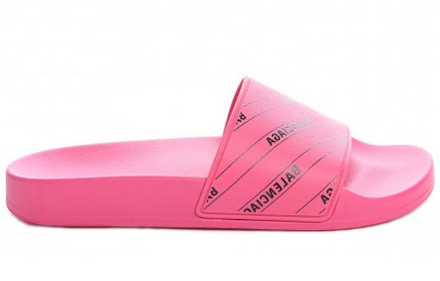 (Women) Balenciaga Slides 'Pink Logo' 578935W1S905878 Order (Women) Balenciaga Slides 'Pink Logo' 578935W1S905878