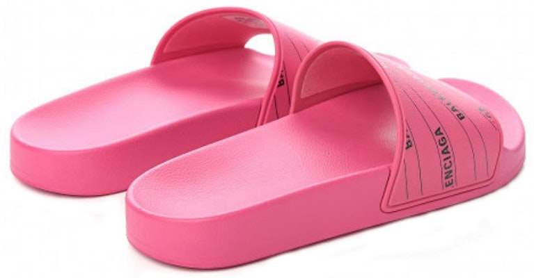 (W) 발렌시아가 핑크 로고 슬라이드 (Balenciaga Pink Logo Slides) 578935W1S905878 Shop (W) 발렌시아가 핑크 로고 슬라이드 (Balenciaga Pink Logo Slides) 578935W1S905878
