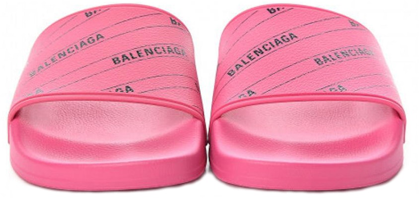 (Women) Balenciaga Slides 'Pink Logo' 578935W1S905878 Purchase (Women) Balenciaga Slides 'Pink Logo' 578935W1S905878