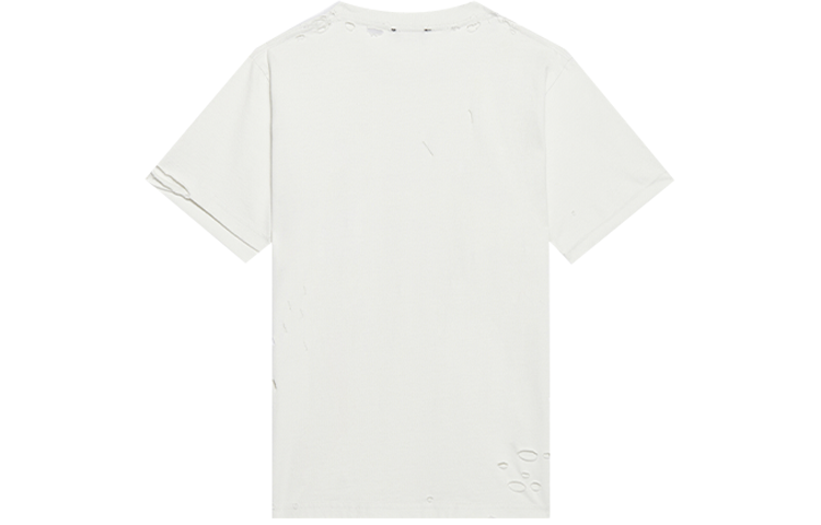 Lookbook (W) 巴黎世家修身版白色标志印花圆领T恤 FW21 661705TKVF19081