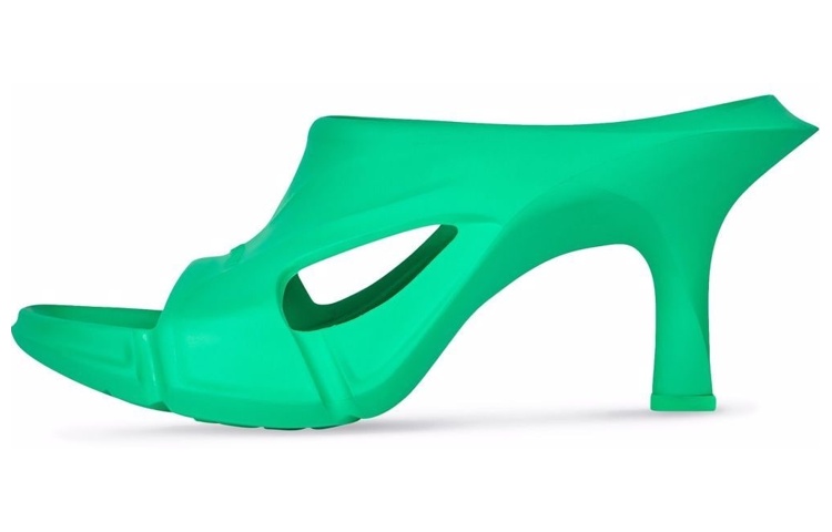 (Women) Balenciaga Slip-On Sandal 'Green Fashion' 670760W3CE33001