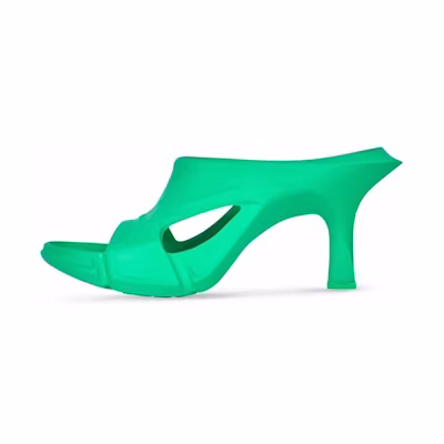 (W) Balenciaga Slip-On Sandal 'Green Fashion'