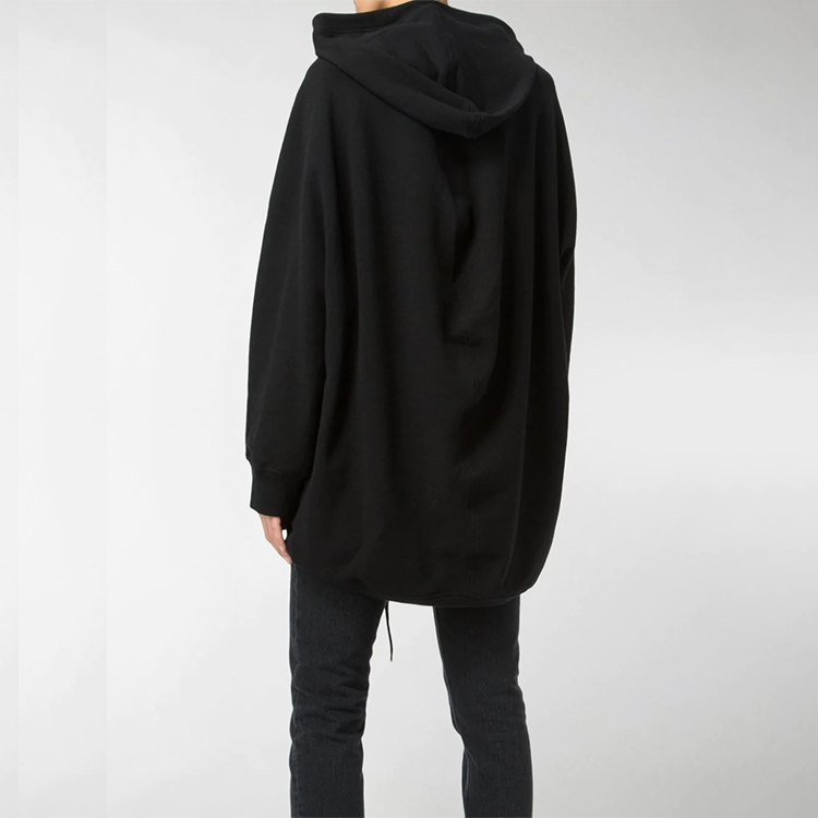 (Women) Balenciaga Small Letter Loose Hoodie - Black 481985TYK301000 圖 5