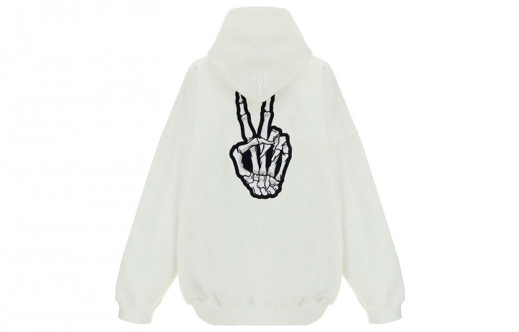 Lookbook (Women) Balenciaga Smile Print Oversized Sweatshirt Women’s White. 651799TKVA28639