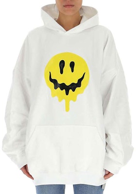(Women) Balenciaga Smile Print Oversized Sweatshirt Women’s White. 651799TKVA28639 Shop (Women) Balenciaga Smile Print Oversized Sweatshirt Women’s White. 651799TKVA28639