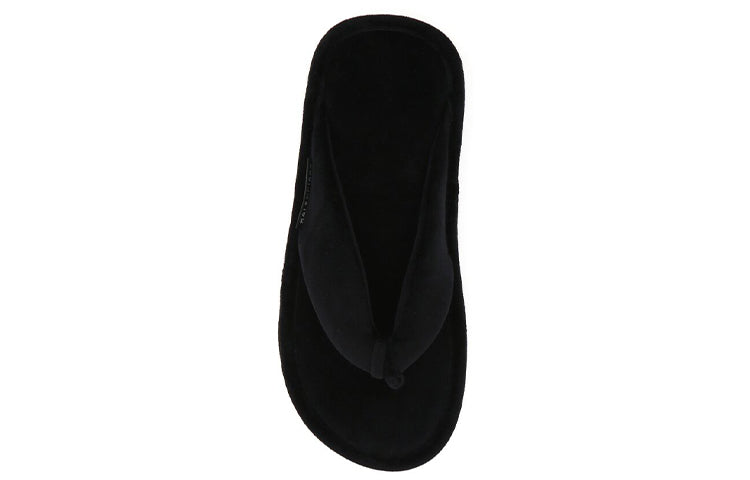 (W) Balenciaga Soft Thong Slides 'Black Velvet' 圖 4