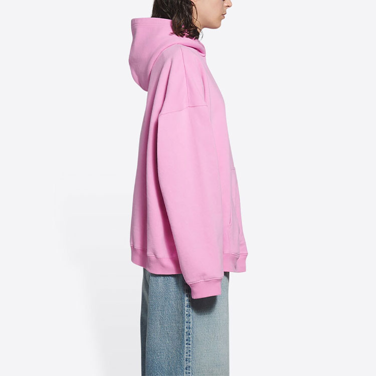 (Women) Balenciaga Spa Logo Pink Hoodie Long Sleeve Sweatshirt. 675003TLV975700 圖 7