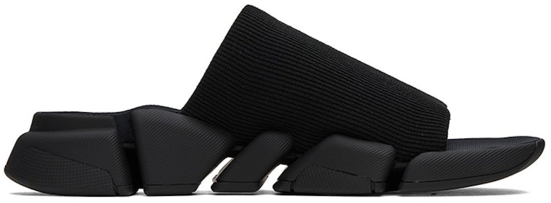 (Women) Balenciaga Speed 2.0 Slides 'Black Recycled Knit and Black Sole unit' 711452W2DB11000 Order (Women) Balenciaga Speed 2.0 Slides 'Black Recycled Knit and Black Sole unit' 711452W2DB11000