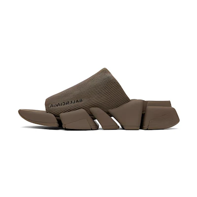 (W) Balenciaga Speed 2.0 'Grey Brown Slip-On'