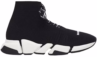 (Women) Balenciaga Speed 2.0 Lace Up Black White SS21 617214W2DB21015 (Women) Balenciaga Speed 2.0 Lace Up Black White SS21 617214W2DB21015