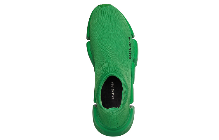 (W) Balenciaga Speed 2.0 Monochrome Recycled Knit Green 圖 3