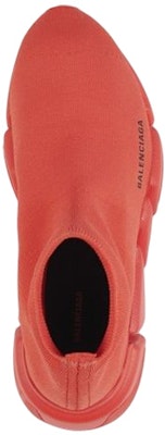 巴黎世家 织物 时尚套脚 高帮 运动休闲鞋 女款 红色 Lookbook 巴黎世家 织物 时尚套脚 高帮 运动休闲鞋 女款 红色