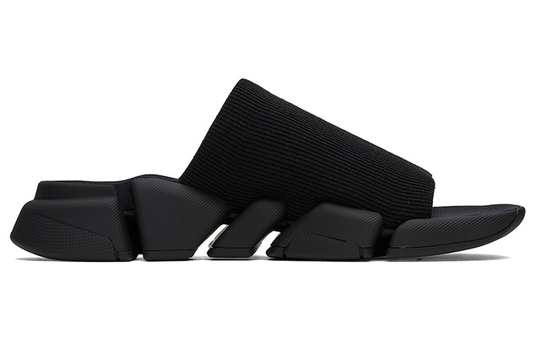 Order (W) バレンシアガ スピード2.0 スライド (ブラック) 711452W2DB11000