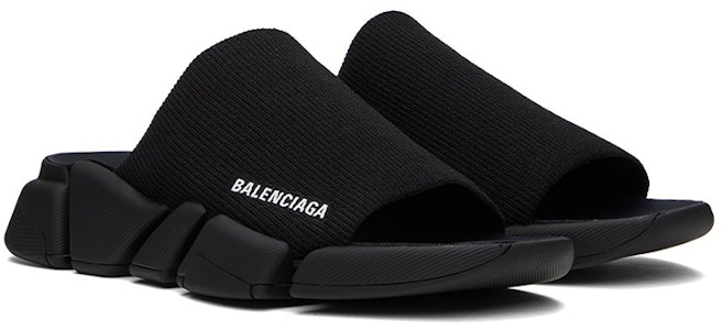 (W) バレンシアガ スピード2.0 スライド (ブラック) 711452W2DB11000 Lookbook (W) バレンシアガ スピード2.0 スライド (ブラック) 711452W2DB11000